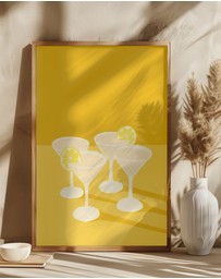 Olive et Oriel - Drinkz by Wilma Wenaker Art Print