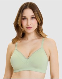 Sans Complexe - Agathe Comfortable Padded Wirefree Bra with Lace