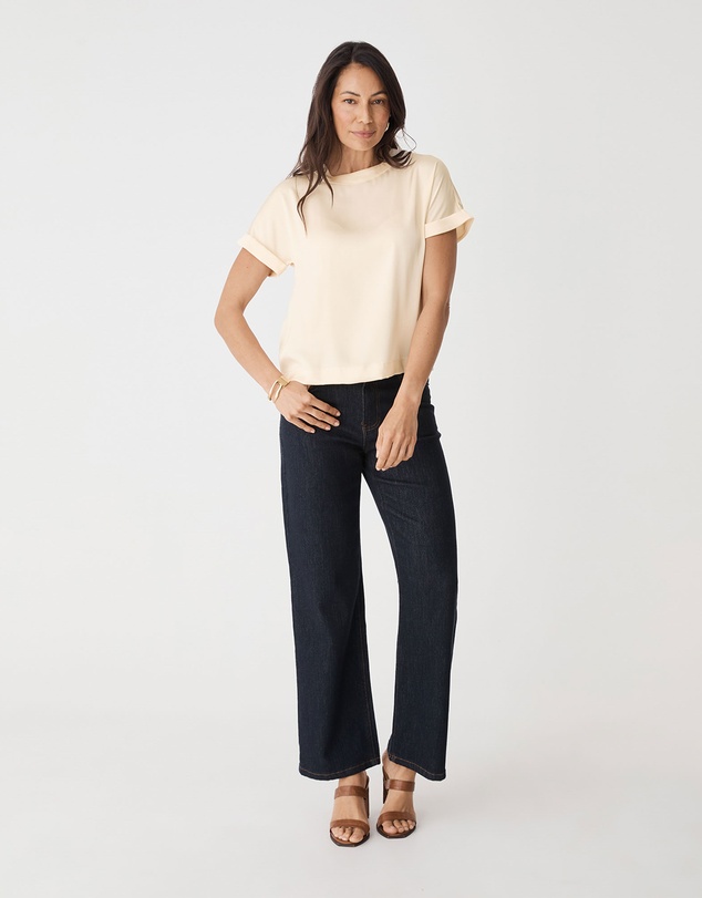 Forcast - Cameron Satin Tee