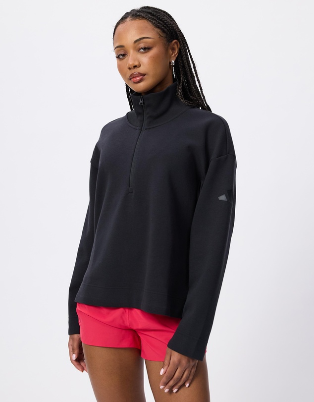 adidas Sportswear - Soft Lux Quarter Zip Top