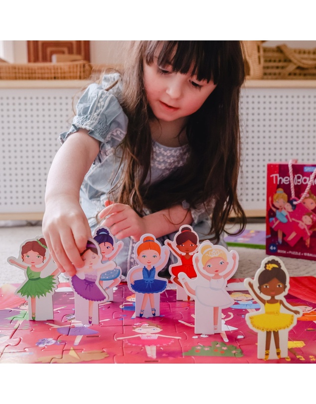 Sassi - 3D Puzzle And Book Learn Colours Ballerinas
