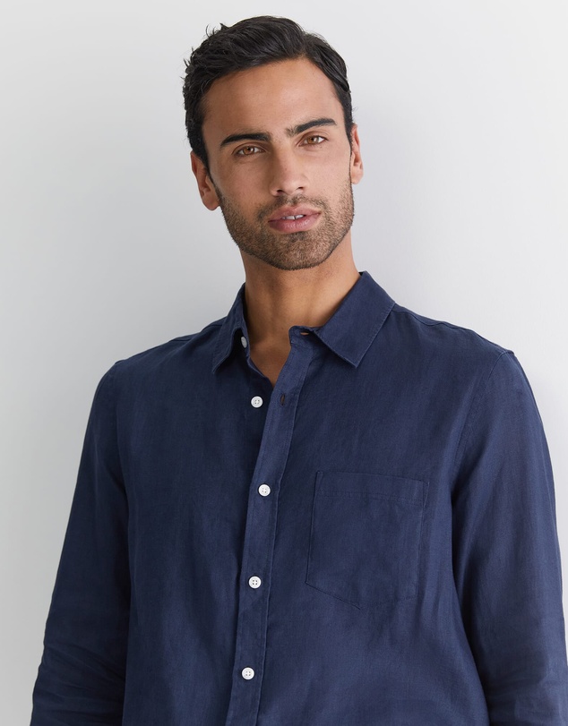 Sportscraft - Long Sleeve Linen Shirt
