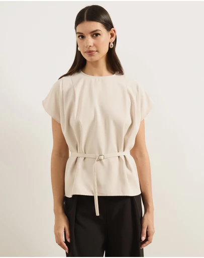 Atmos&Here - Freya Tailored Top With Belt