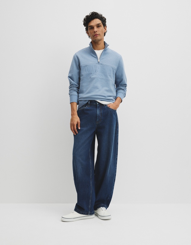 Country Road - Australian Cotton Half Zip Heritage Sweat