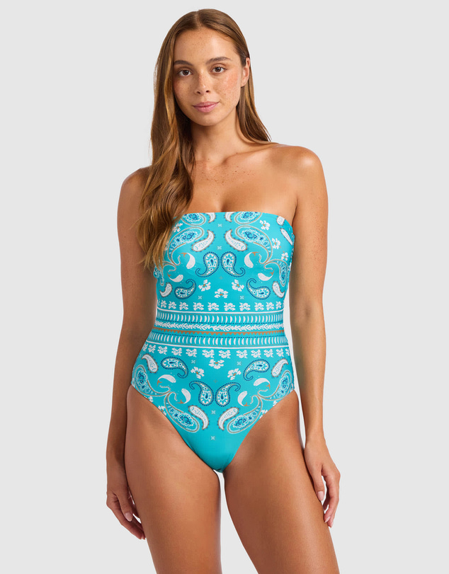 Seafolly - Drift Club Bandana DD Bandeau One Piece Swimsuit
