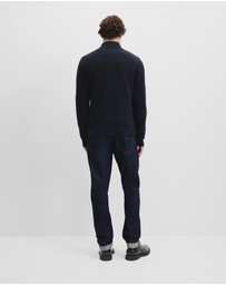 Country Road - Cotton Blend Knit Hybrid Jacket