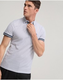 Oxford - Milo Cotton Jersey Printed Polo