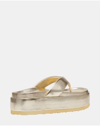 Steve Madden - Blackout Gold Sandals