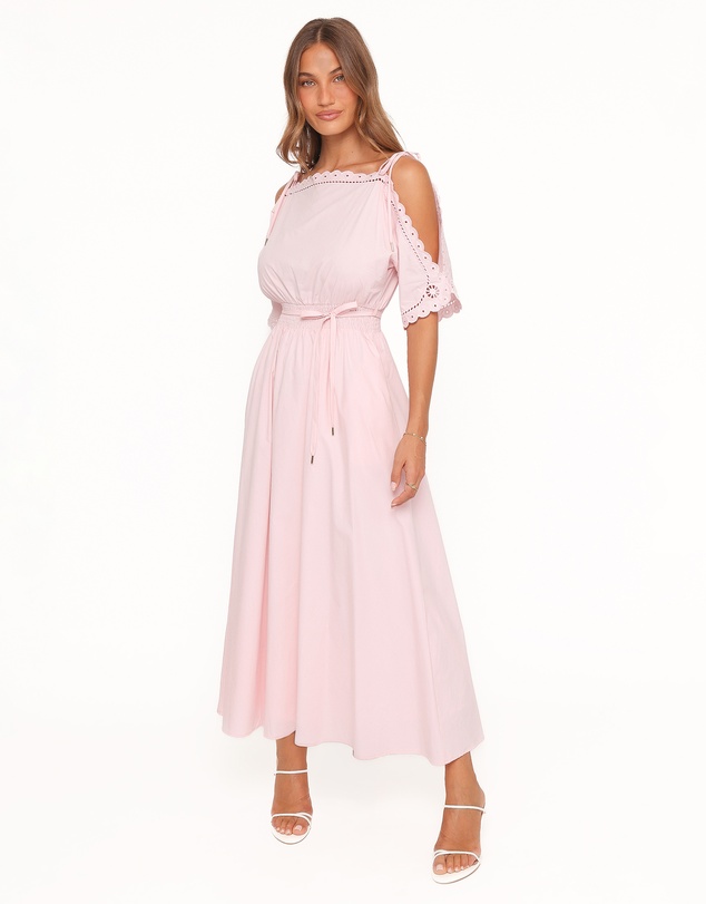 Petal & Pup - Nellie Midi Dress - Petal Pink