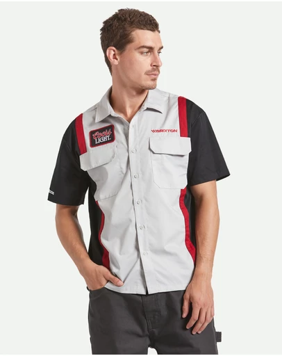 Brixton - Coors Light Shake Down Short Sleeve Shirt