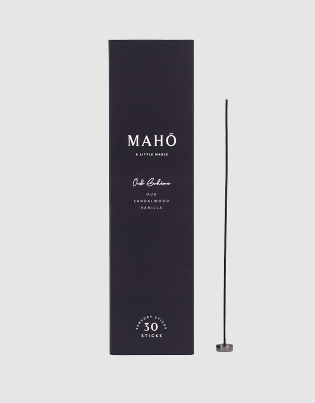 MAHO Sensory - Oud Boheme Incense Sticks and Burner Kit