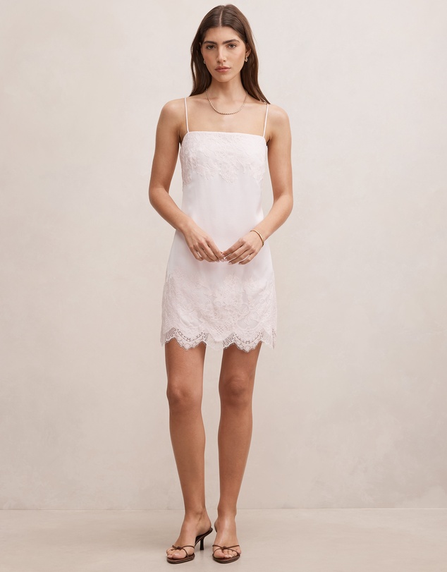 Forever New - Haven Lace Trim Mini Dress