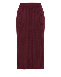City Chic - Kenia Cable Knit Skirt
