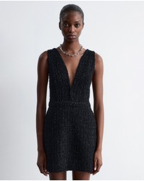 & Other Stories - Textured V-Neck Mini Dress
