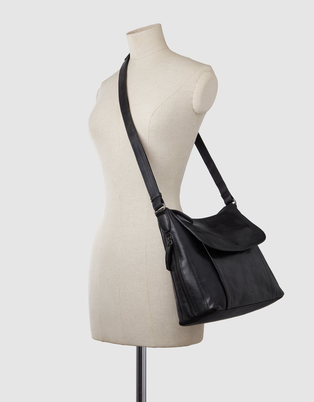 Evity - Maya Leather Large Crossbody Bag