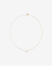 Michael Hill - Australian Opal & Diamond Accent Necklace in 10kt Yellow Gold
