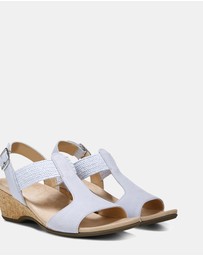 Vionic - Kaytie Wedge Sandal - Blue Haze