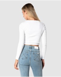 ONEBYONE - Classic Longsleeve Crop Tee