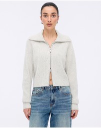 Minima Esenciales - Niles Merino Wool Zip Cardigan