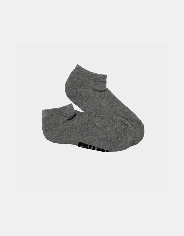 Fallen Footwear - Fallen Footwear Dissorder Padded Heel and Toe Lowcut Sock - Gray