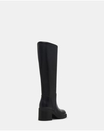 Steve Madden - Momentoo Black Paris Boots