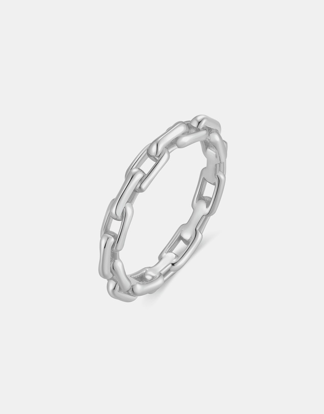 Ania Haie - Ania Haie Silver Paper Clip Link Ring