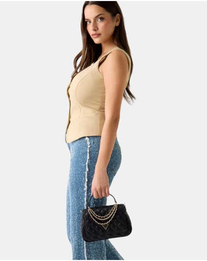 GUESS - Giully II Top Handle Flap Bag