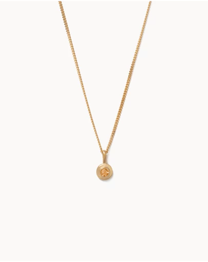 Kirstin Ash - Birthstone Necklace November Citrine