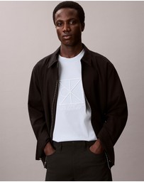 Calvin Klein - Relaxed Premium Interlock Emblem Logo T-Shirt