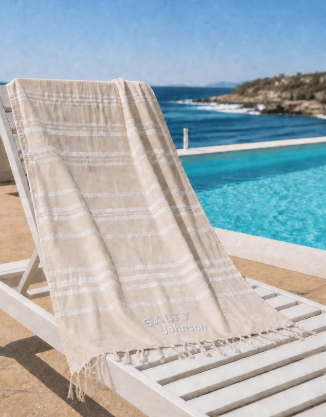 Salty Johnson - SJ Turkish Beach Towel