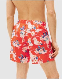 Tommy Hilfiger - Print Mid-Length Swim Shorts