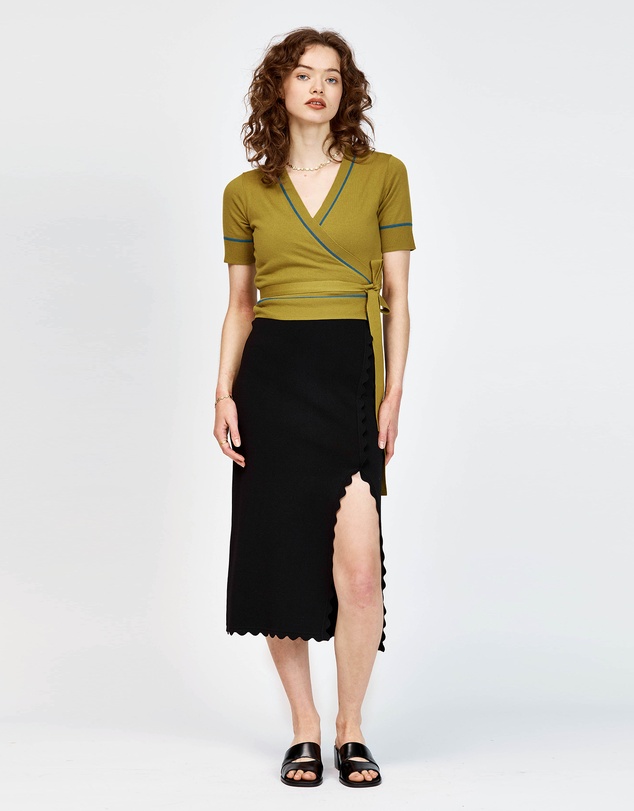 bul - Osprey Wrap Top Olive / Teal