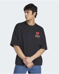 adidas Originals - V-DAY HEART BROKEN CAT GRAPHIC TEE Mens