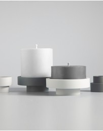 porter green - flipp lrg silicone unbreakable candle holder set