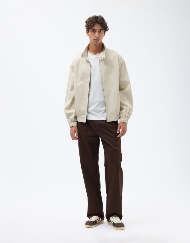 AERE - Relax Leg Pleated Chinos