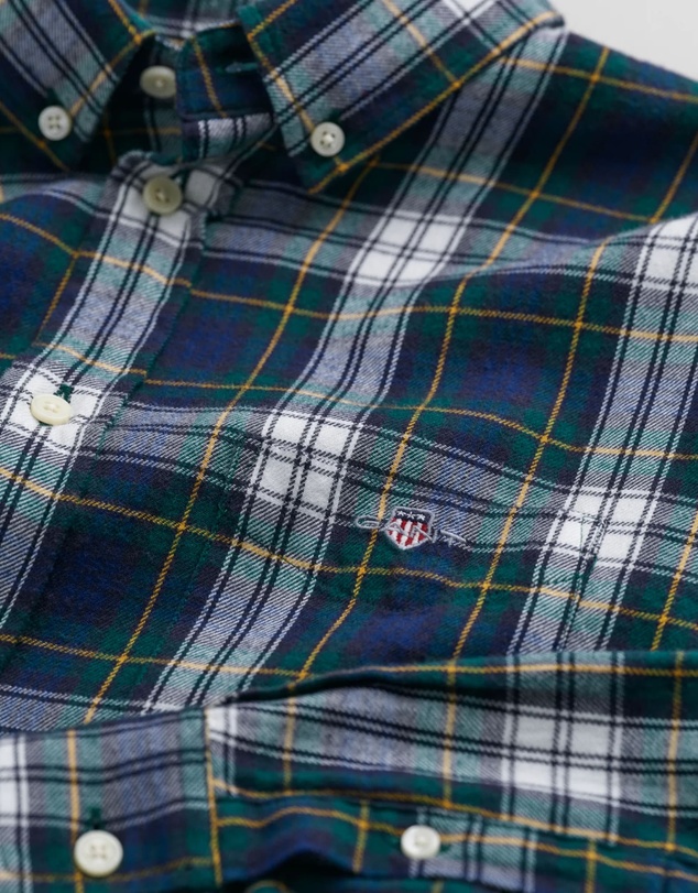 Gant - Teens Checked Flannel Shirt