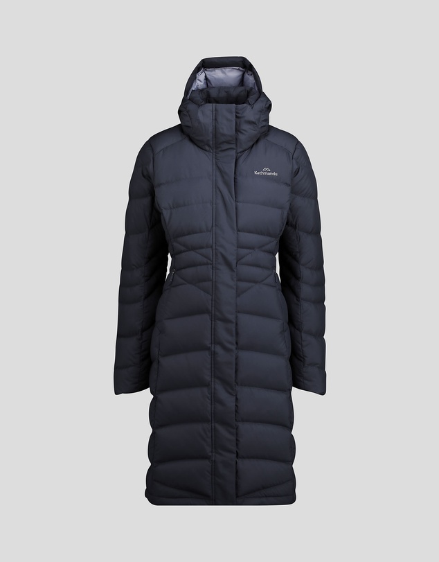 Kathmandu - Winterburn Down Puffer 600 Fill Longline Warm Winter Coat
