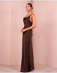 Azzurielle - Mila Cowl Neck Midi Dress