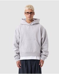 Zanerobe - Box Crop Hood Grey Marle