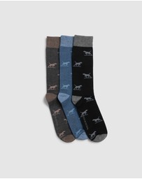 Rodd & Gunn - Dogs-A-Plenty Three Pack Socks