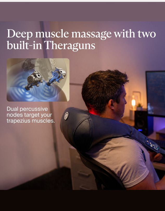 Therabody - Therabody ThermNeck & Upper Back - Heated Massager