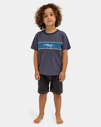 Billabong - Boys 2 to 7 Groms Panel T-Shirt