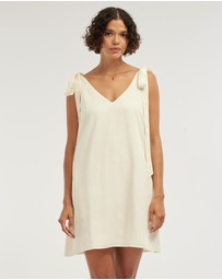 Amelius - Frankie Shoulder Tie Mini Dress