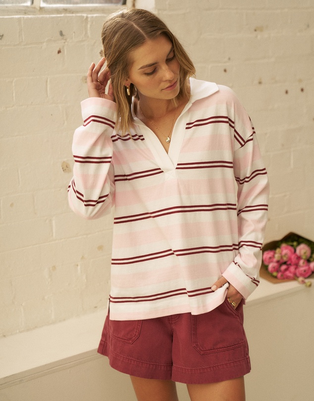 Ceres Life - Shelby Slouchy Rugby Top