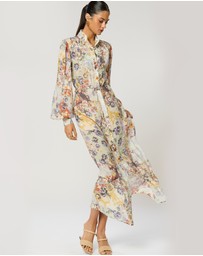 Winona - Genovia Button Maxi Dress