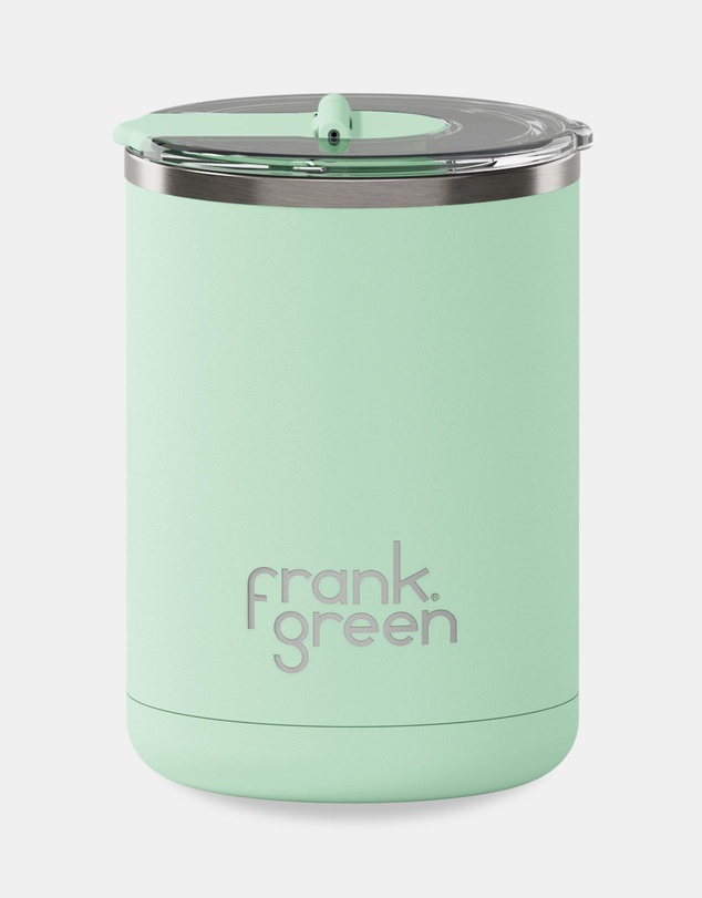 Frank Green - 12oz Ceramic Coffee Cup with Hinged Screw Lid