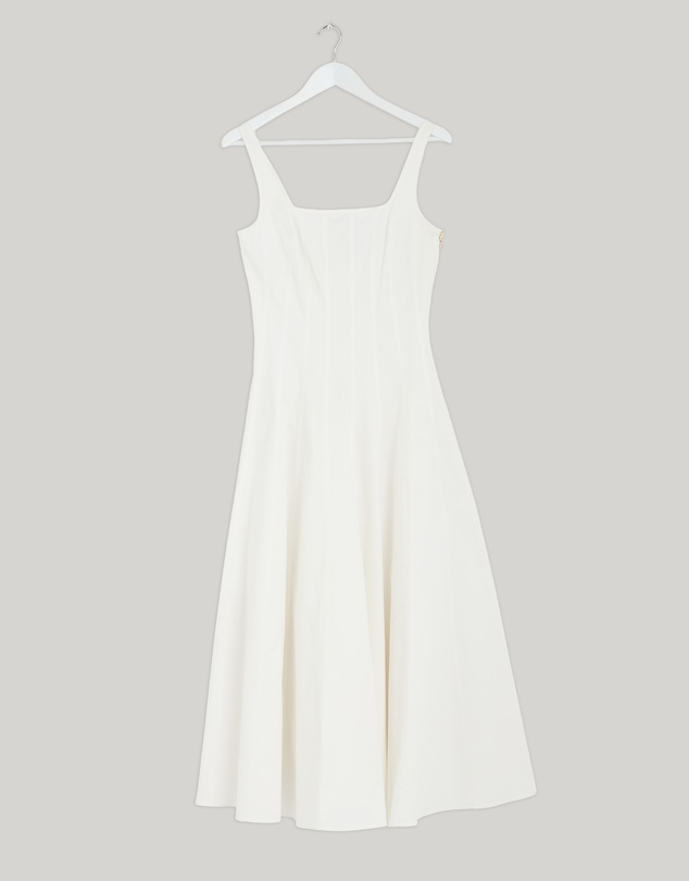 Revibe - Repaired Oroton Panelled Day Dress - AU 8