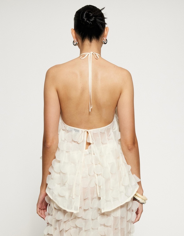Lover - Este Ruffle Halter Top