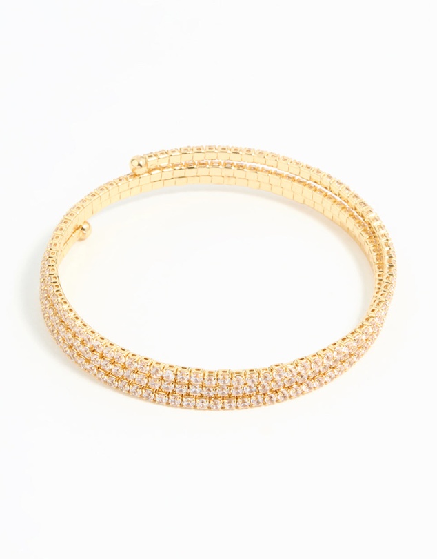 Lovisa - Gold Plated Cupchain Wrap Bracelet