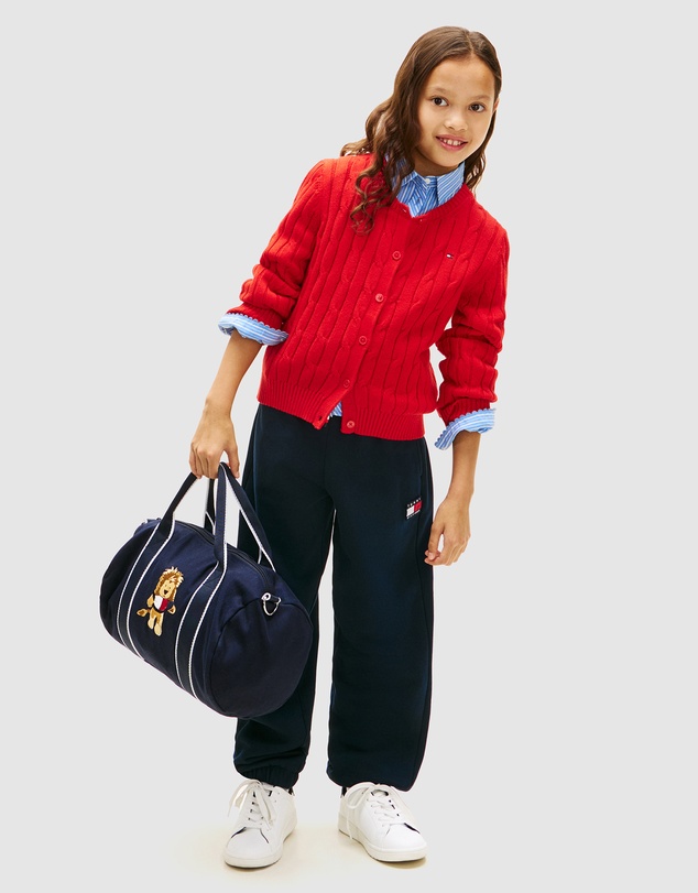 Tommy Hilfiger - Heritage Flag Logo Cuffed Drawstring Joggers - Teens